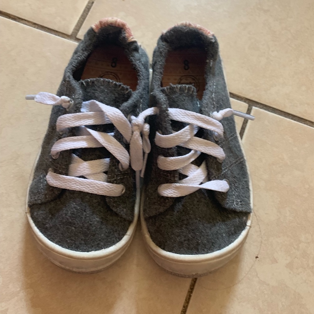 Wunder Nation little girls denim shoes